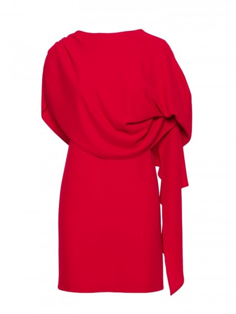 S423 Sukienka z peleryną