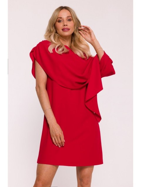 S423 Sukienka z peleryną