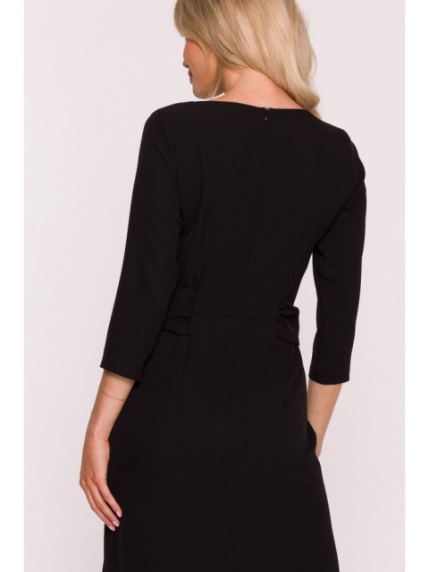 S425 Sukienka z falbaną