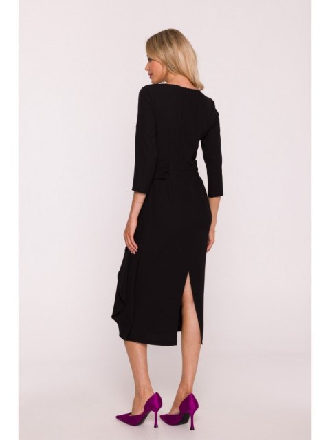 S425 Sukienka z falbaną