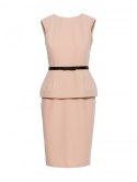 Sukienka ołówkowa z baskinką